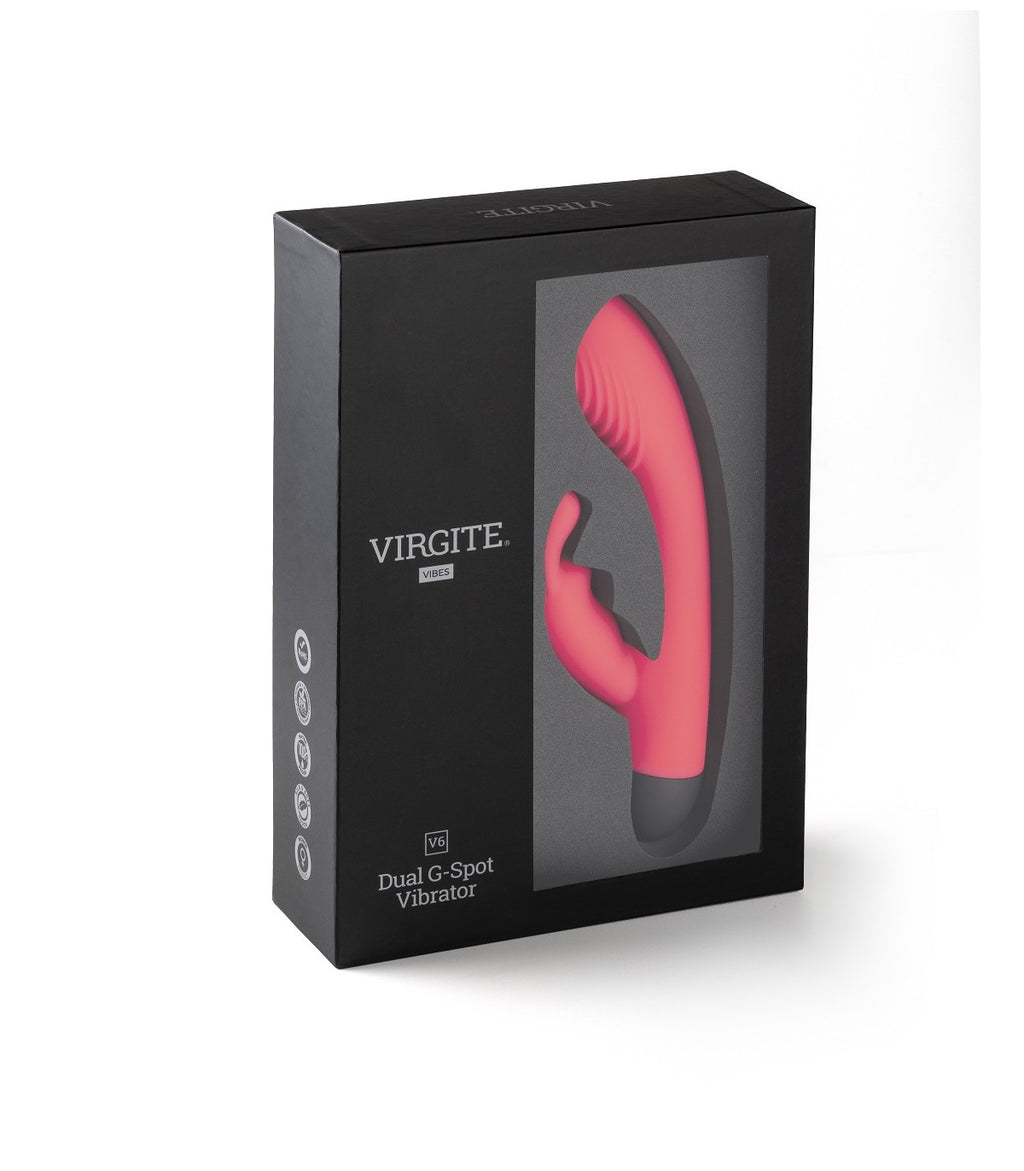 VIBRATORE RICARICABILE PINK V6