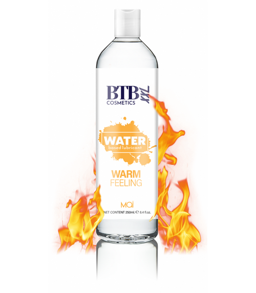 BTB Cosmetics - Lubrificante Base Acqua Effetto Riscaldante - 250 ml