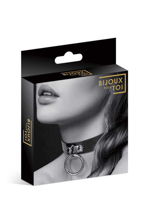 Bijoux Pour Toi - Collare con Anello - Nero
