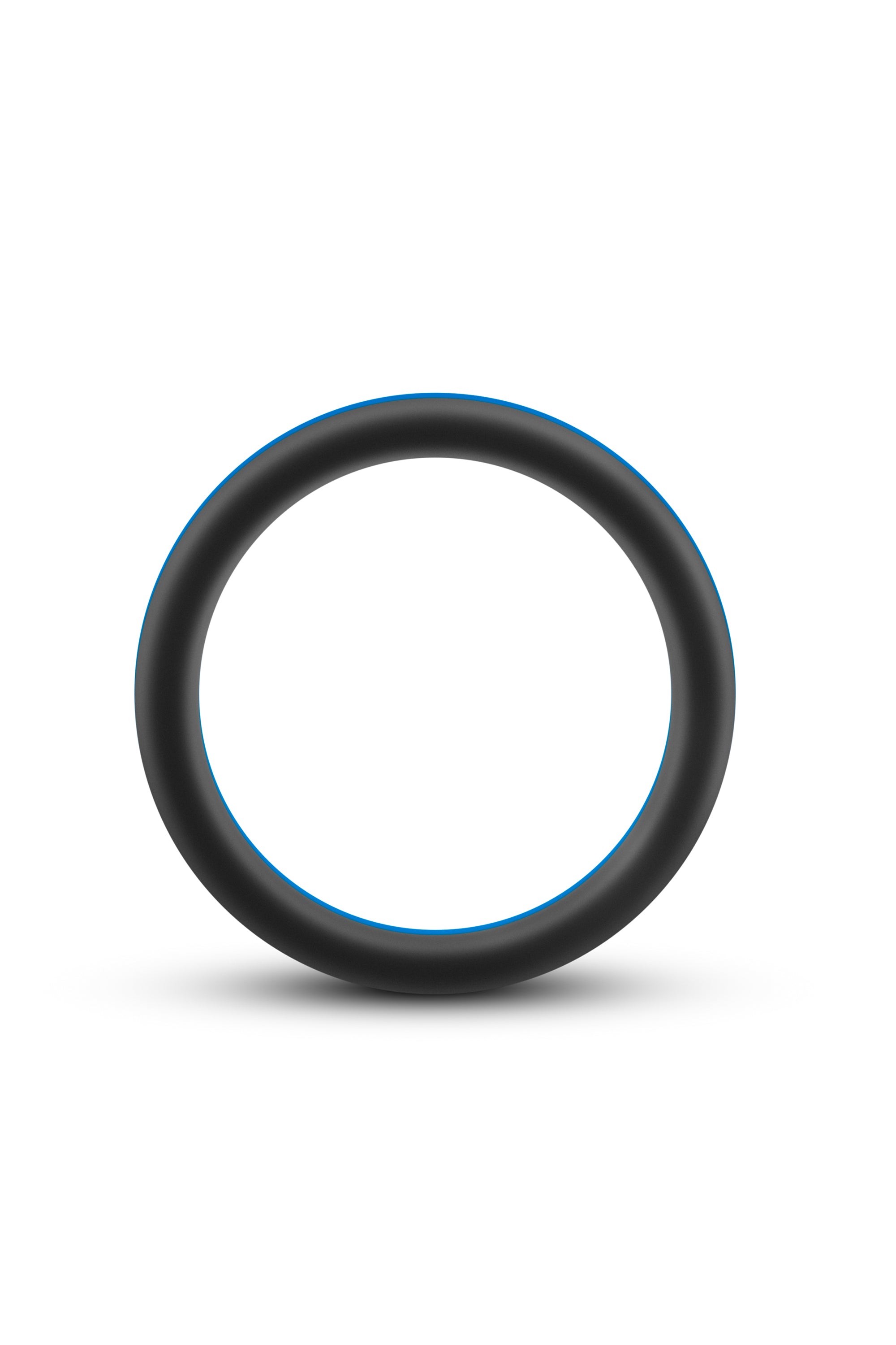 ANELLO PER IL PENE GO PRO IN SILICONE PERFORMANCE NERO/BLU