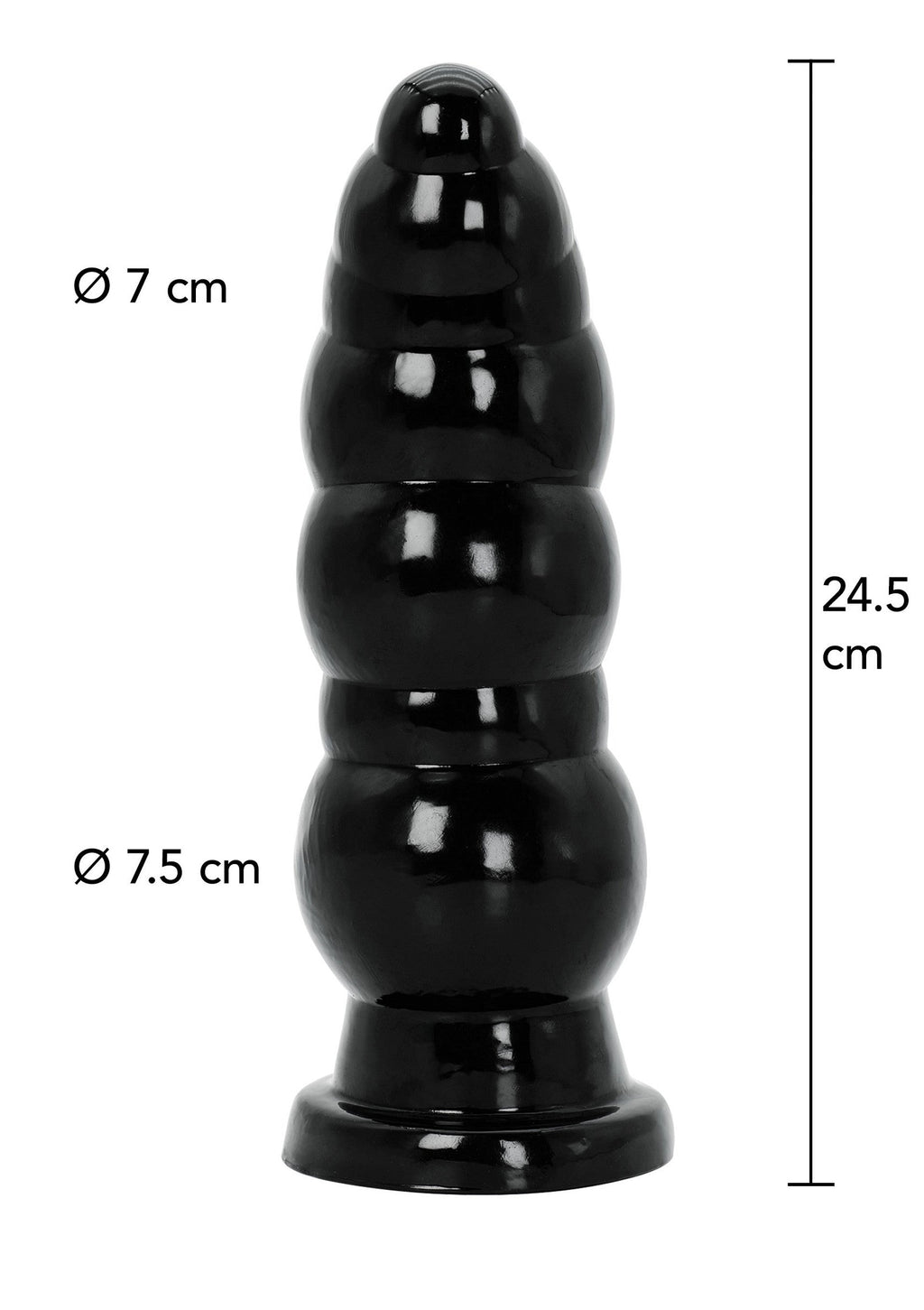 Palline anali 24,5 cm nere