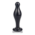 Plug anale in vetro Romance da 4,5" nero